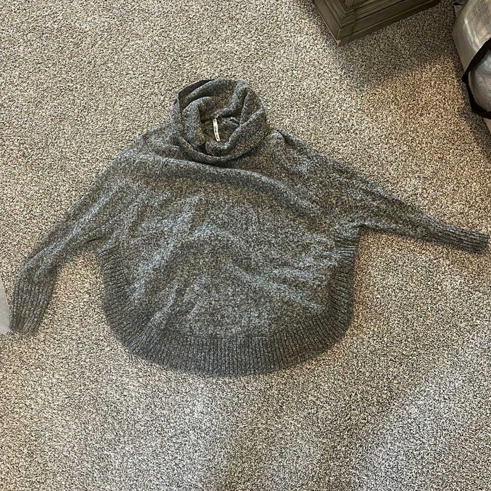 poncho style sweater
